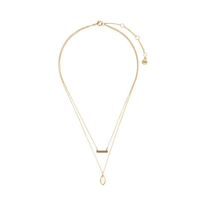 DKNY Collar Dorado Gota Para Mujer