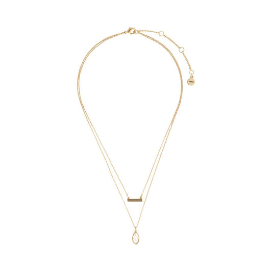 DKNY Collar Dorado Gota Para Mujer