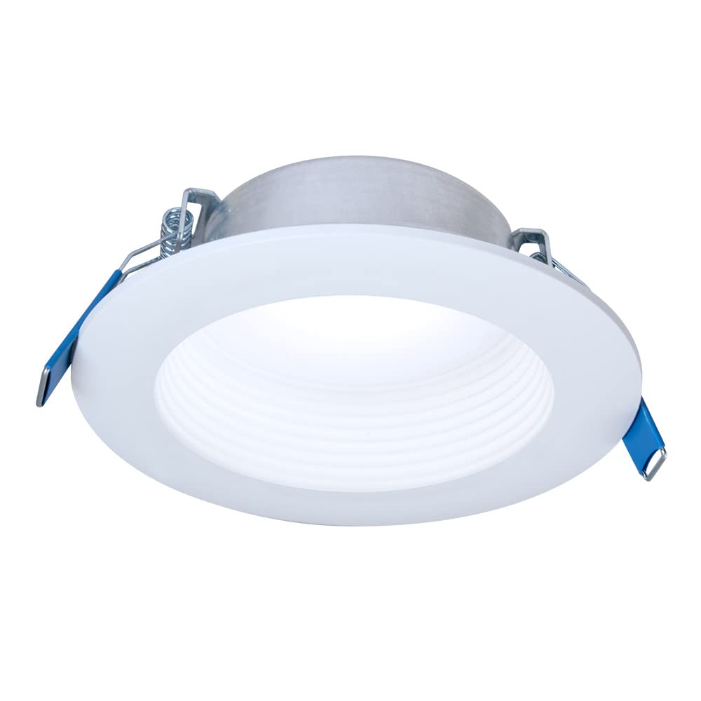 HALO LTB CCT seleccionable de 4 pulgadas (3000K-5000K) LED integrado, luz empotrada blanca, ajuste regulable