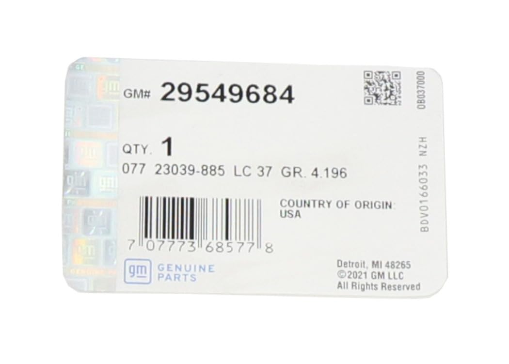 GM Junta de Transferencia de Fluido 29549684 para Freightliner MT45