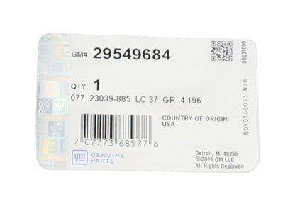 GM Junta de Transferencia de Fluido 29549684 para Freightliner MT45