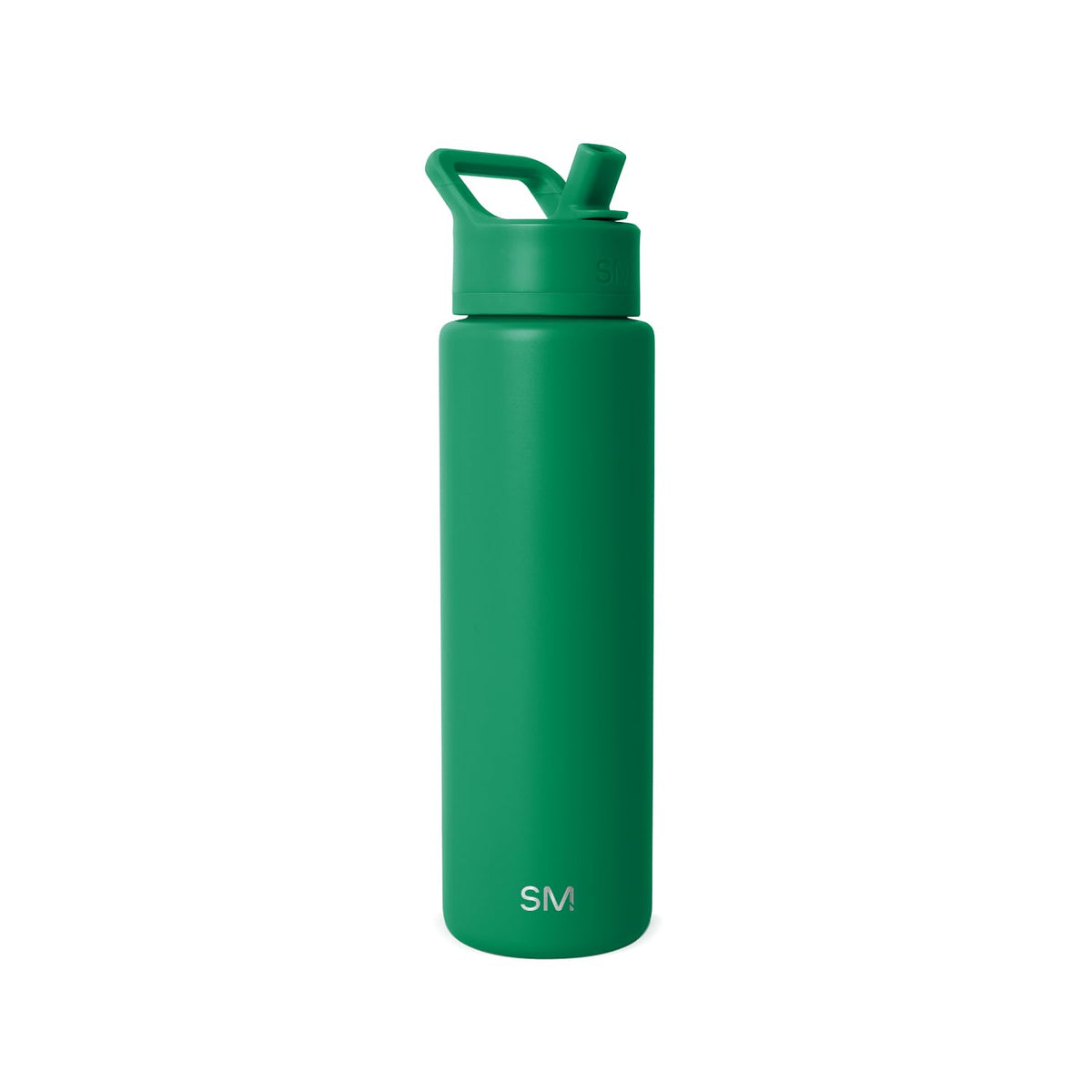 Simple Modern Botella de Agua con Popote, Colección Summit, 532-887 ml - 30 onzas - -Kelly Green