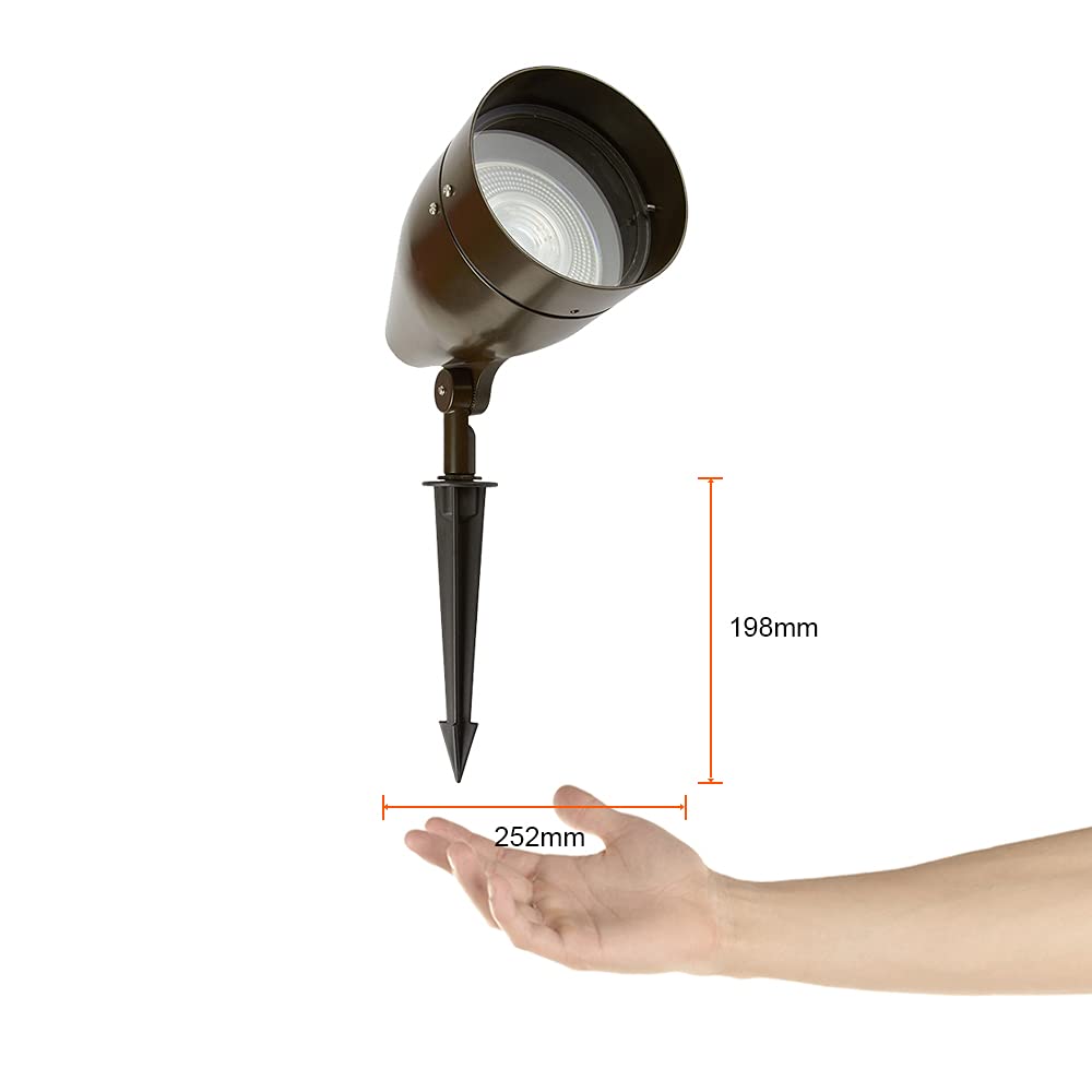 Tecnolite Lámpara de Exterior, color Café H-790/CF