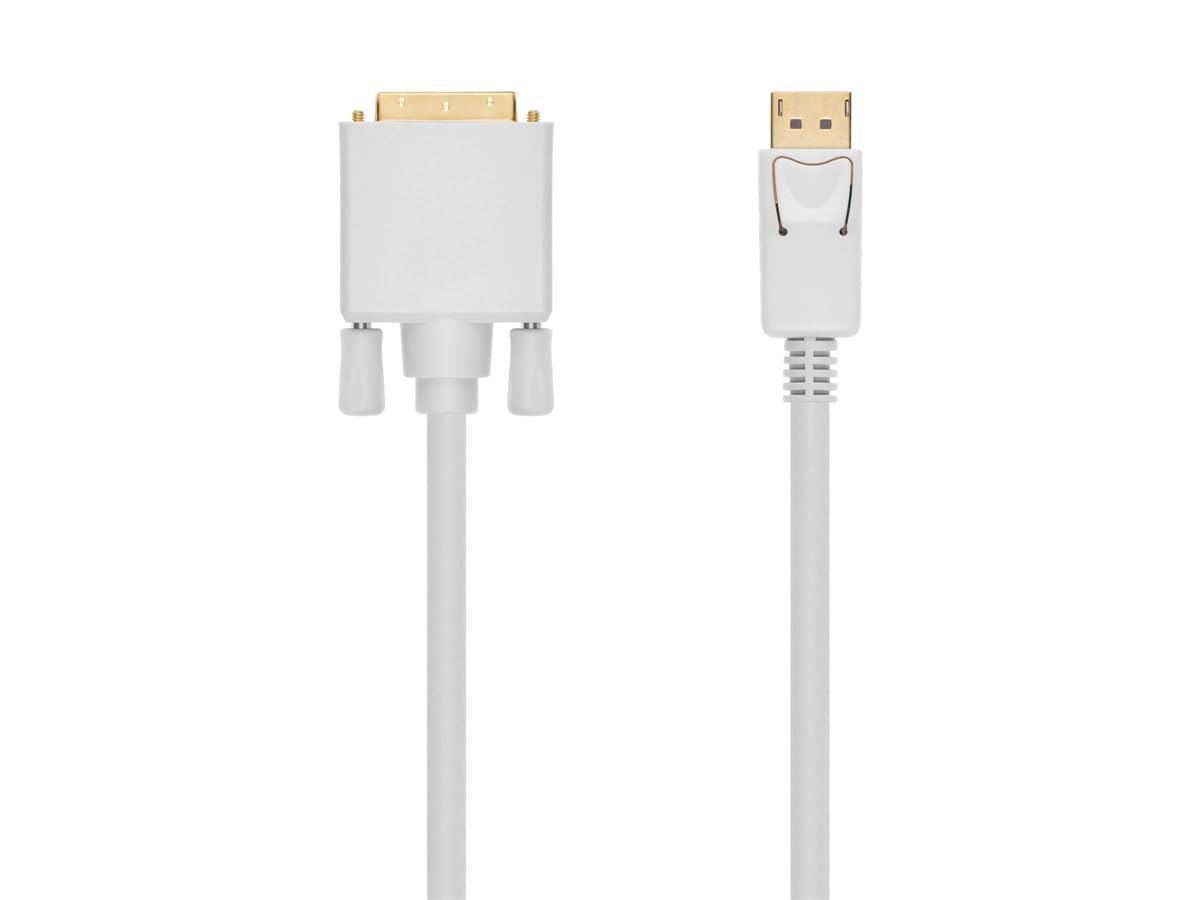 Monoprice 3ft 28AWG DisplayPort to DVI Cable - White