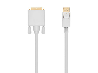 Monoprice 3ft 28AWG DisplayPort to DVI Cable - White