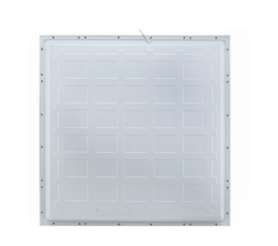 Igoto PL1040 Kit Set 12 piezas Panel Plafon Lampara LED Empotrable 60x60 40W Luz Fría 6500K, Plafón LED Cuadrado para Techo 4000 lm Multivoltaje 100-277V Lámpara LED para Oficina Escuela y Comercio
