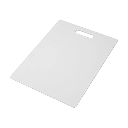 Farberware Tabla de corte plástica para uso general, Blanco, 27.94 cm x 35.56 cm, 1