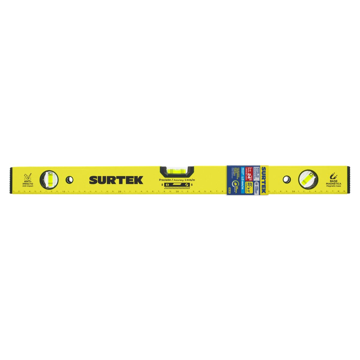 Surtek N24M Nivel magnético 24" de aluminio