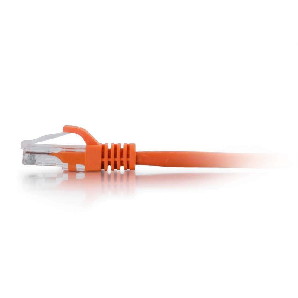 C2G Cat6 27811 - Cable Conexión de Red Ethernet sin Enganches, Naranja (Orange), 3 Feet/ 0.91 Meters