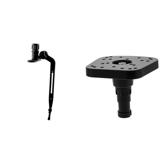 Scotty #141 Brazo de Montaje para transductor de Kayak/Surf de Pala con Cabezal para Equipo + Fishing 0368 Fishfinder Montura Color Negro, versión Original