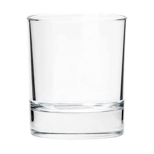 Borgonovo | Stelvio juego de 12 Vasos de Vidrio de 250 ml | Cristalería italiana | Recipiente de vidrio | vasos de vidrio ! Para jugo, café, cerveza, coctel, te helado, limonada...