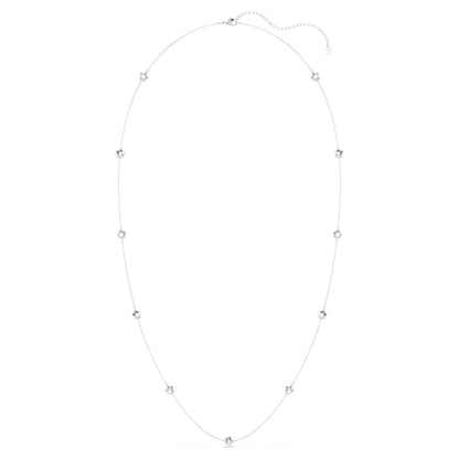 Collar Chroma, Estrella, Blanco, Acabado en rodio
