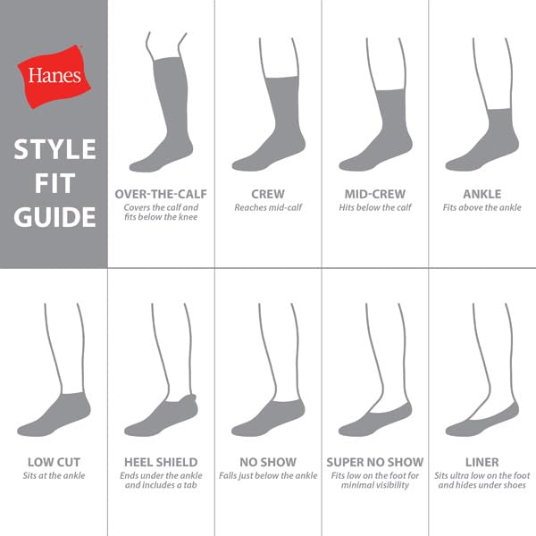 Hanes Uniform Crew Socks, Plain White Crew Socks, Knit Crew Socks for Girls, 10-pairs Calcetines Niñas