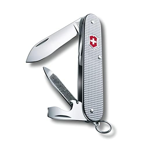 Victorinox - Cuchillo multiherramienta Swiss Army Cadet, acero inoxidable, mango de metal