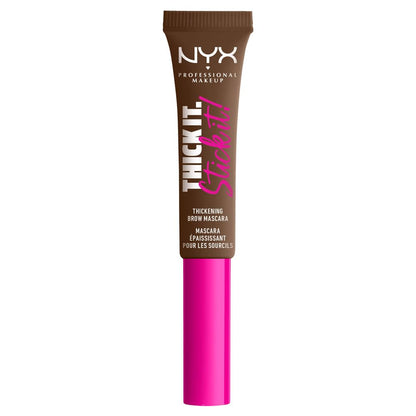 NYX Thick It Stick It Máscara de Cejas en Gel, Tono Black - Brunette - MAKEUP