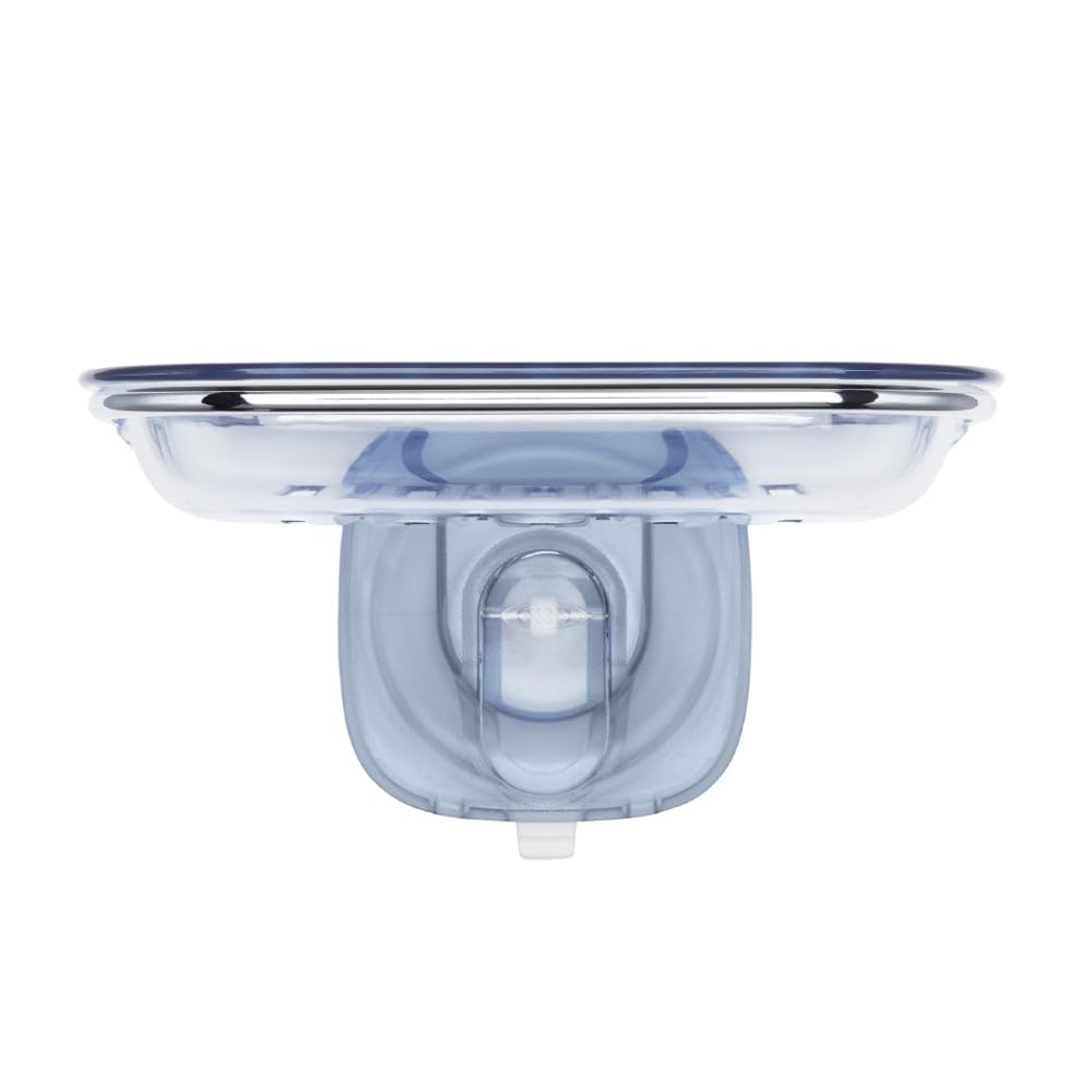 OXO Good Grips Gancho Resistente para regadera, Jabonera de succión, Transparente, 1, 1