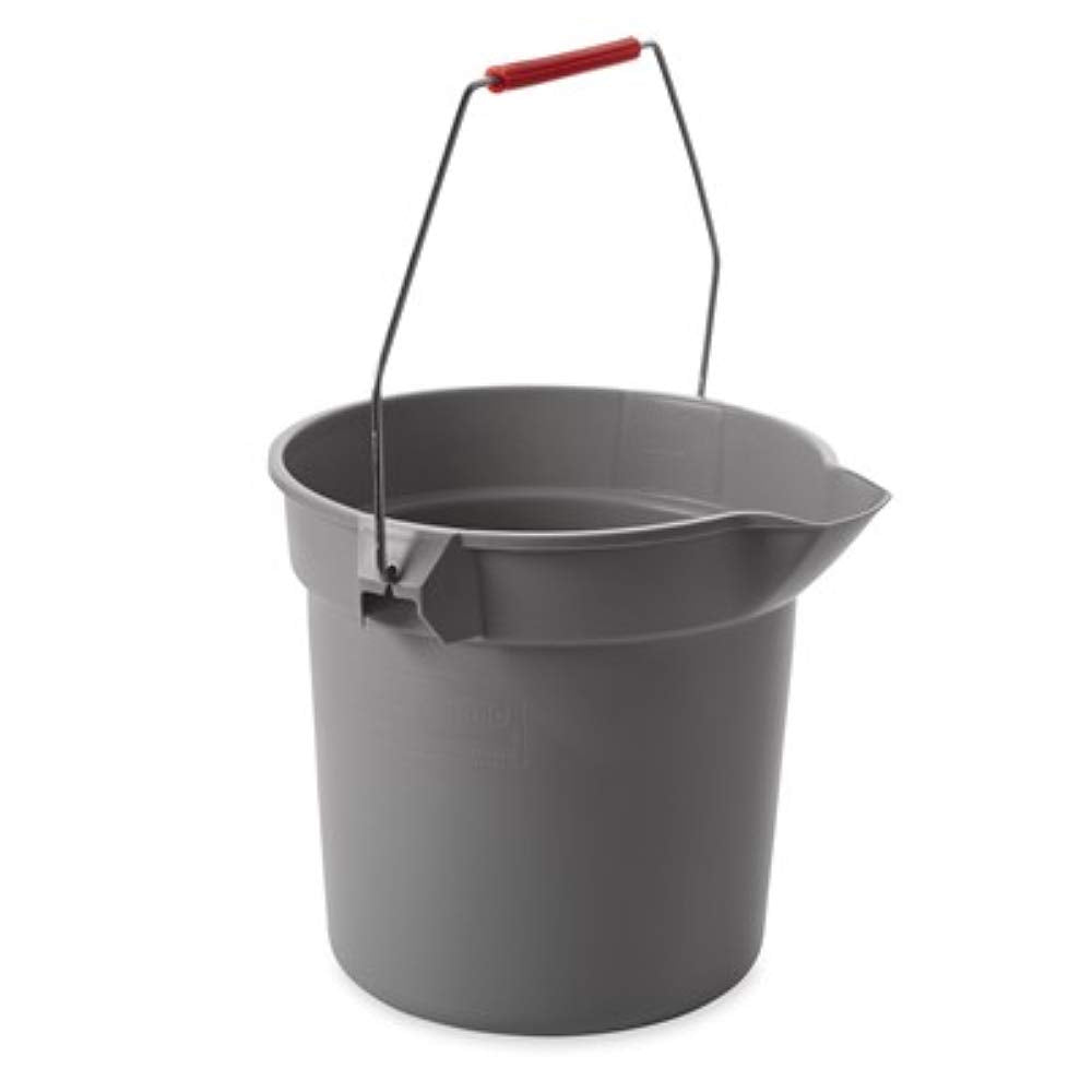 Rubbermaid Commercial Products Brute cubeta Redondo de 14 Cuartos de galón, construcción Resistente para limpiadores Profesionales/de Limpieza