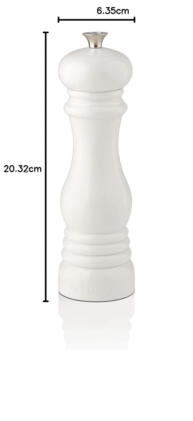 Le Creuset Molino de Sal 20 cm White