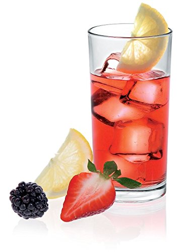 Borgonovo Indro Juego de 6 Vasos de Vidrio, Cristal, 300 ml