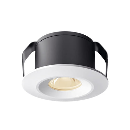 Tecnolite Lámpara Downlight LED Empotrable 1 W, IRC 95, Óptica Dark Light, Luz Suave Cálida, LED integrado