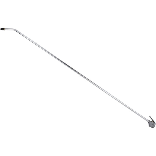 Pistola de aire resistente con boquilla de extensión de 4 pies, agarre de palanca, pistola de soplado de aire de seguridad compatible con OSHA NPT de 1/4 pulgadas, 159 (paquete de 5)