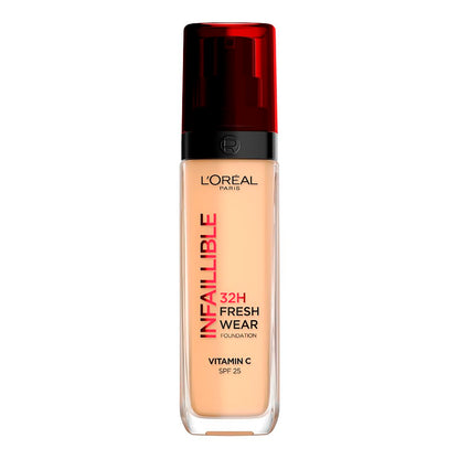 L'Oréal Paris Infallible 32H Freshwear Base de Maquillaje Líquida - Tono 125 Natural Beige