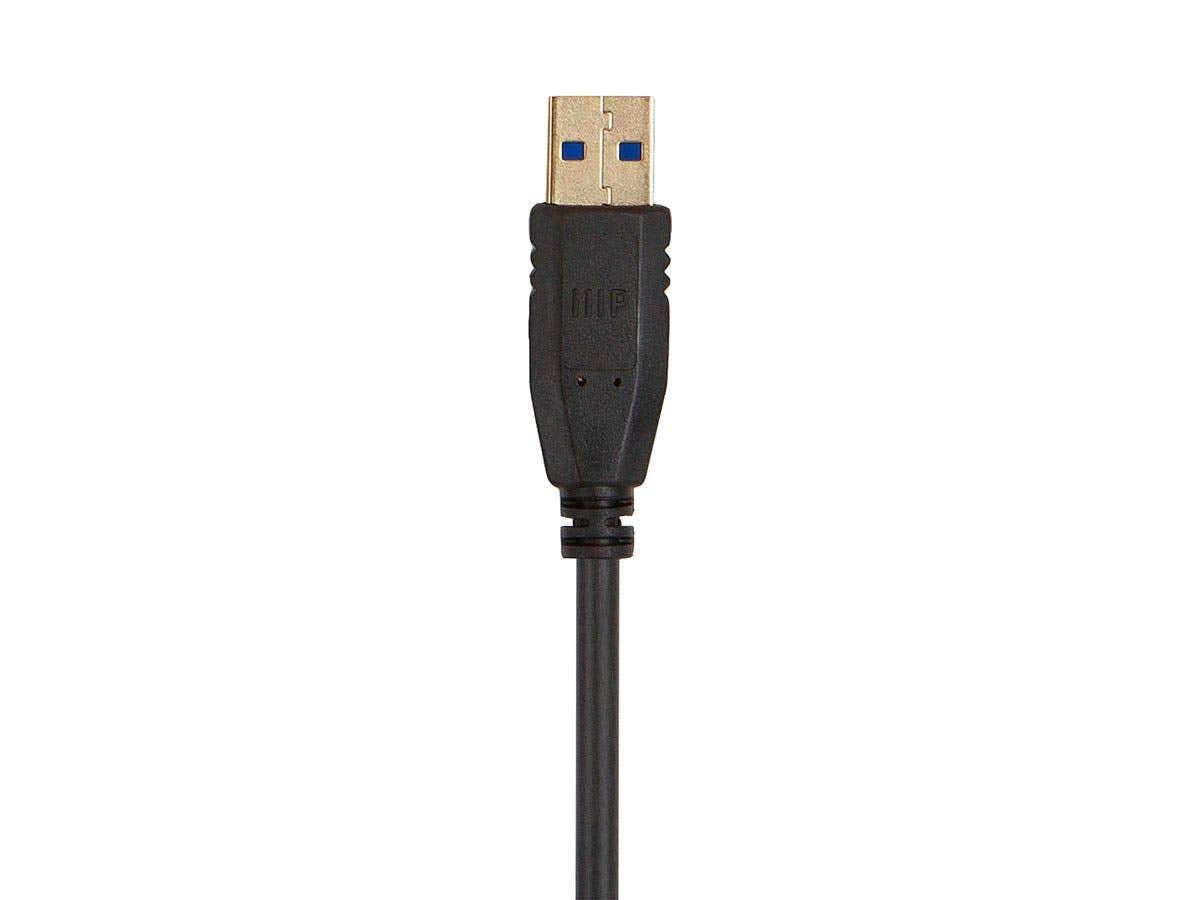 Monoprice - Cable USB 3.0 Tipo a a Tipo B, 3 pies, Color Negro, Compatible con Monitor, escáner, Unidad de Disco Duro, concentrador USB, impresoras, Serie Select