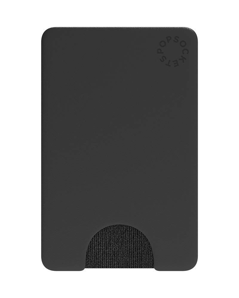 PopSockets PopWallet: portafolios extraíble y reposicionable, Color Negro