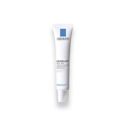 La Roche-Posay Cicaplast Gel B5 Tratamiento Reparador para Cicatrices con Complejo Mineral de Cobre, Zinc y Manganeso, Textura Transparente de Silicona, 40 ml