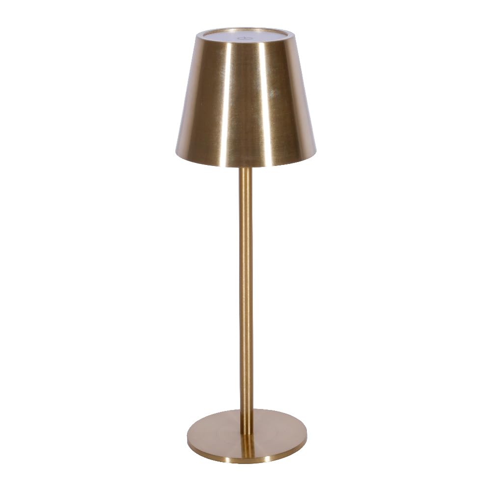 Tecnolite - Lámpara de Mesa LED 5 W Portátil, Recargable, Luz Blanca Ajustable y Atenuable Táctil, Lámpara Interior para Restaurante