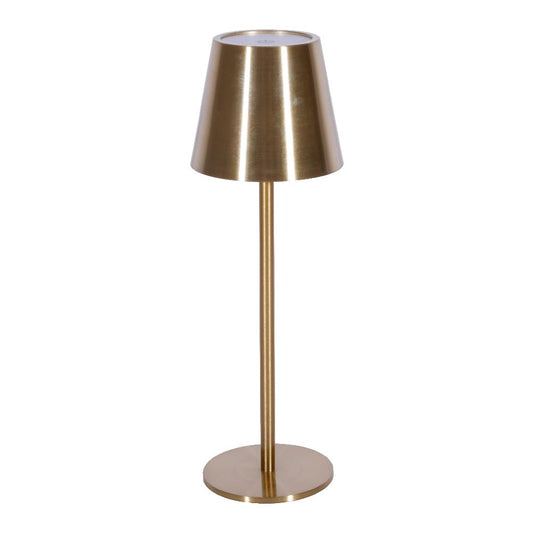 Tecnolite - Lámpara de Mesa LED 5 W Portátil, Recargable, Luz Blanca Ajustable y Atenuable Táctil, Lámpara Interior para Restaurante