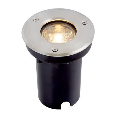 Tecnolite - Lámpara de Piso LED Empotrable Exterior 6 W, Luz Suave Cálida, IP65, LED Integrado