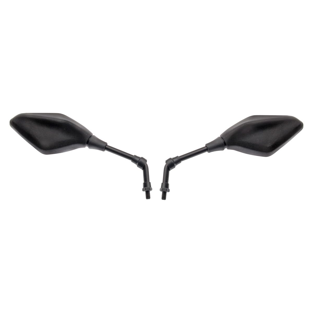 Italika F10010201 Juego Espejos con Logo y Leyenda, Negro
