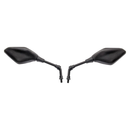 Italika F10010201 Juego Espejos con Logo y Leyenda, Negro