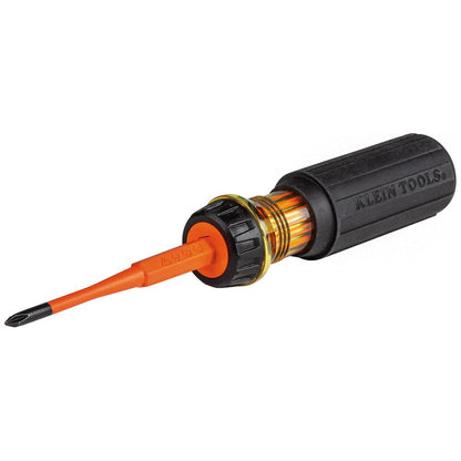 Klein Tools Desarmador 2 en 1 Aislado 1000 V, Puntas Intercambiables - 3 - 16-Inch - #1 PH + 3 - 16 SL