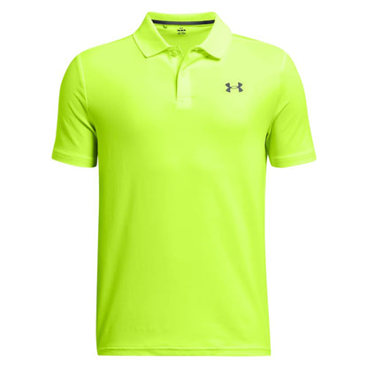 Under Armour 1377346 Polo de Golf Performance de Niño - (731) Amarillo de alta visibilidad -  - Gris tono - G