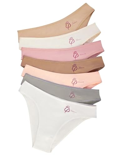 Ilusion Panties 71421_01XG J99 Paquete de 7 Panties, X-Grande, Multicolor Mujer