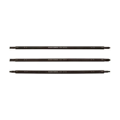 Klein Tools Juego de cuchillas repuesto longitud ajustable, paquete de 3