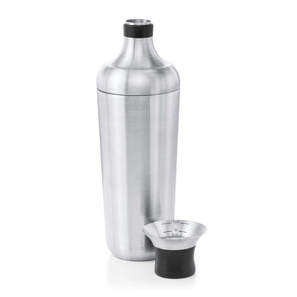 OXO - Coctelera de pared individual de acero | OXO - Coctelera de acero con colador, acabado inoxidable, capacidad de 24 onzas