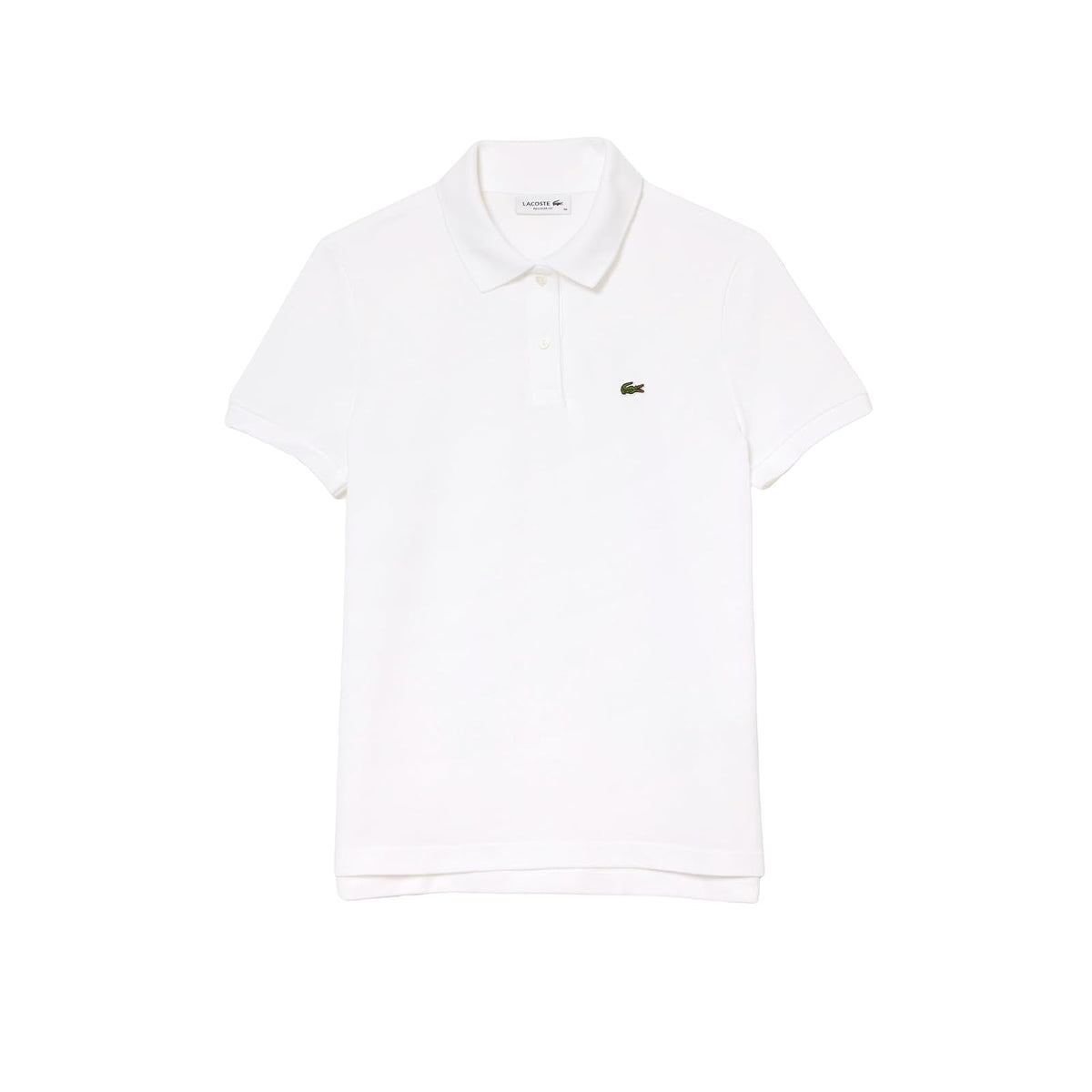 Lacoste Polo Petit Piqué Corte Regular Mujer - G - Blanco