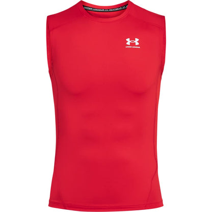 Under Armour Mens Armour Heatgear Compression Sleeveless T-Shirt