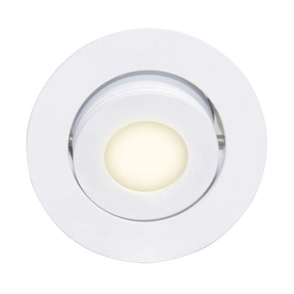 Tecnolite - Lámpara Downlight LED Empotrable Dirigible 3 W, Luz Suave Cálida, Atenuable, LED integrado