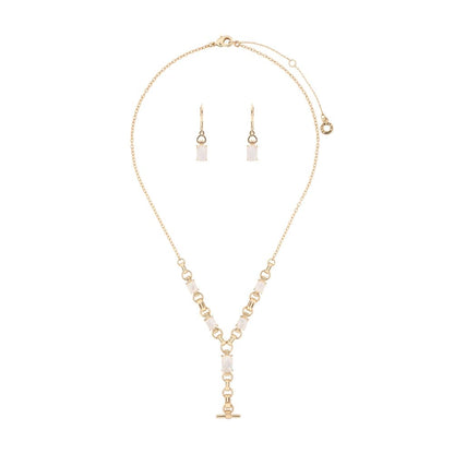 Anne Klein Boxsetcollar Dorado Asimetrico Para Mujer