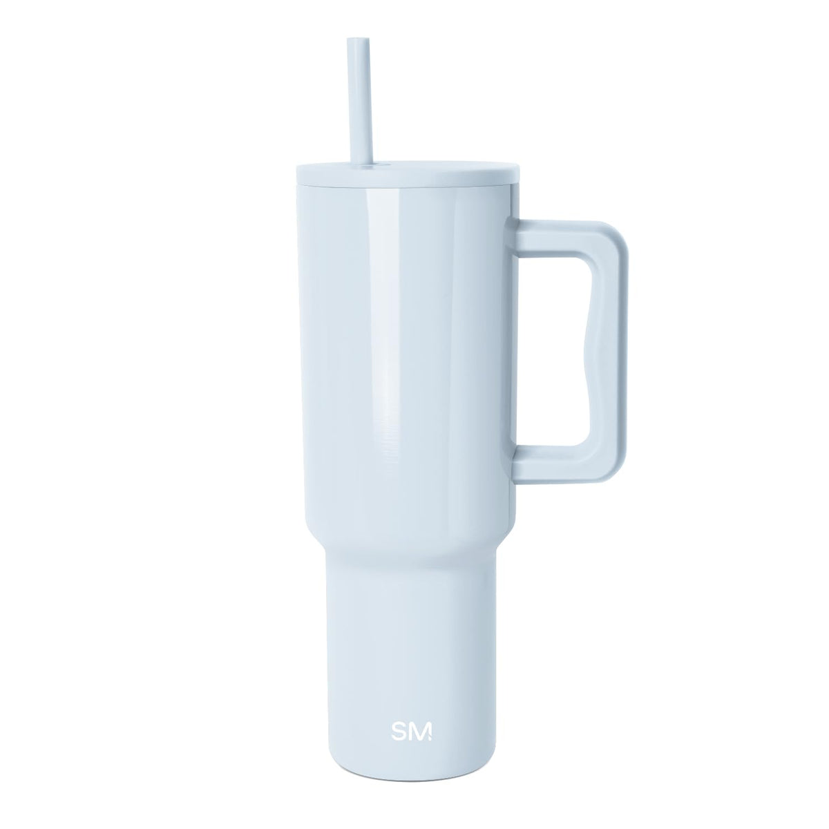 Simple Modern Trek Vaso Térmico con Asa y Popote, Acero Inoxidable, 890-1180 ml - 1180ml - Shiny: Ice Melt