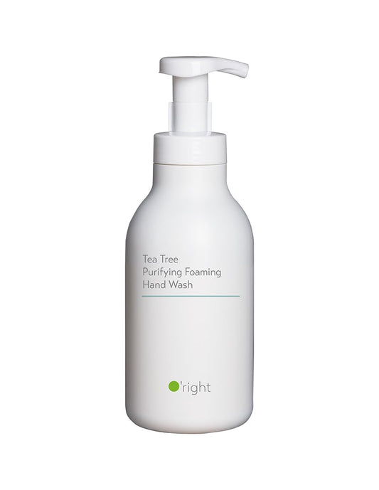 O'right Jabón De Manos Purificante Tea Tree 450ml | Protege y purifica la piel | Con aceite de árbol de té | Vegano y orgánico