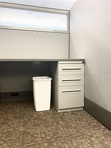 Rubbermaid cubeta de Basura pequeño para Cocina, baño, Cesta de Basura Debajo del Fregadero, plástico, Galletas, 9 galones