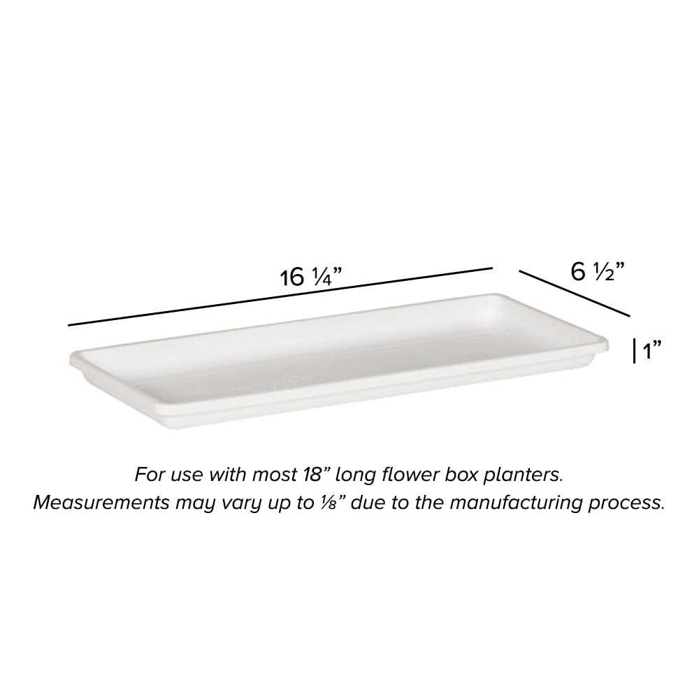 Novelty Countryside - Bandeja para Flor, Color Blanco, 45,72 cm