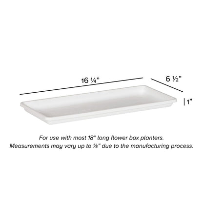 Novelty Countryside - Bandeja para Flor, Color Blanco, 45,72 cm
