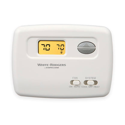 Emerson 1F78-144 Termostato digital de calor/frío, blanco
