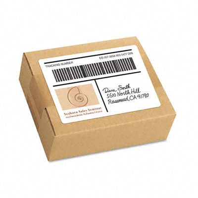 Avery 5454 Etiqueta Rectangular Removible Láser/Inkjet, 40 Etiquetas, color Blanco
